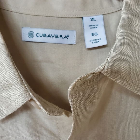 Cubavera Mens Short Sleeve Button Down Size XL - Picture 2 of 5